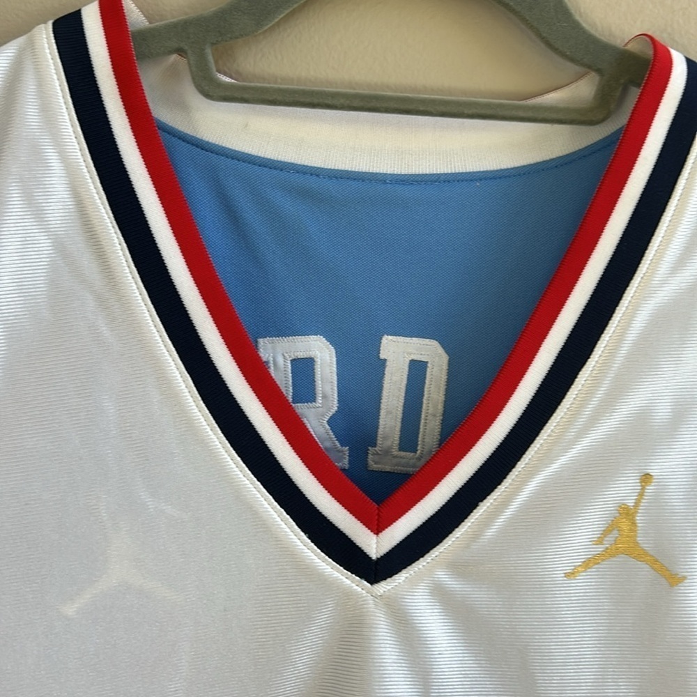 Michael Jordan UNC USA Reversible Basketball Jersey Size XL - Picture 12 of 16
